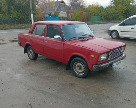 Красный ВАЗ 2107, объемом двигателя 1.5 л и пробегом 82 тыс. км за 650 $, фото 1 на Automoto.ua