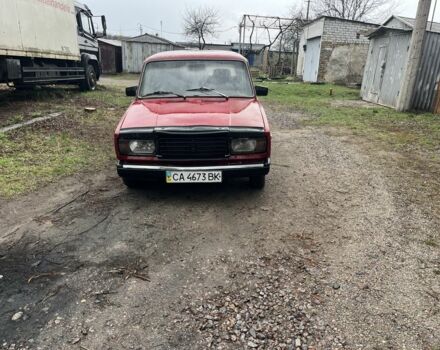 Красный ВАЗ 2107, объемом двигателя 1.5 л и пробегом 230 тыс. км за 300 $, фото 1 на Automoto.ua