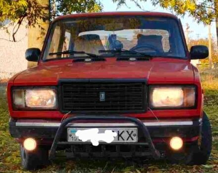 Красный ВАЗ 2107, объемом двигателя 1 л и пробегом 74 тыс. км за 1500 $, фото 1 на Automoto.ua