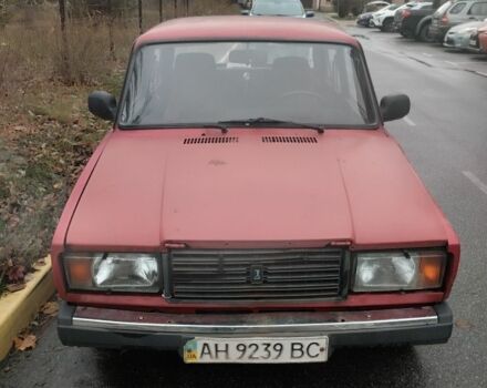 Червоний ВАЗ 2107, об'ємом двигуна 1.5 л та пробігом 200 тис. км за 592 $, фото 1 на Automoto.ua