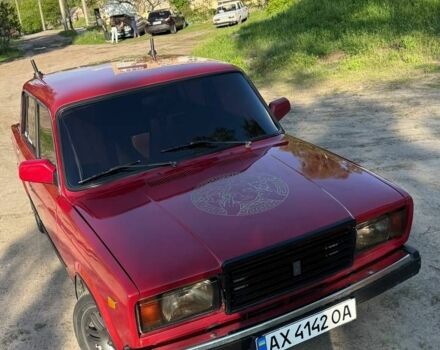 Красный ВАЗ 2107, объемом двигателя 1.6 л и пробегом 60 тыс. км за 2500 $, фото 1 на Automoto.ua