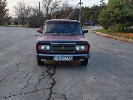 Красный ВАЗ 2107, объемом двигателя 1.6 л и пробегом 95 тыс. км за 1500 $, фото 1 на Automoto.ua