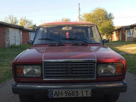 ВАЗ 2107 1996 в Краматорске на Automoto.ua Красный ВАЗ 2107, объемом двигателя 1.6 л и пробегом 89 тыс. км за 800 $, фото 1 на Automoto.ua