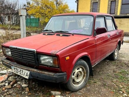 Красный ВАЗ 2107, объемом двигателя 1.5 л и пробегом 0 тыс. км за 500 $, фото 1 на Automoto.ua