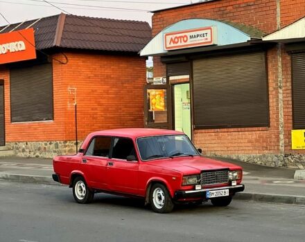 Красный ВАЗ 2107, объемом двигателя 1.5 л и пробегом 269 тыс. км за 840 $, фото 1 на Automoto.ua