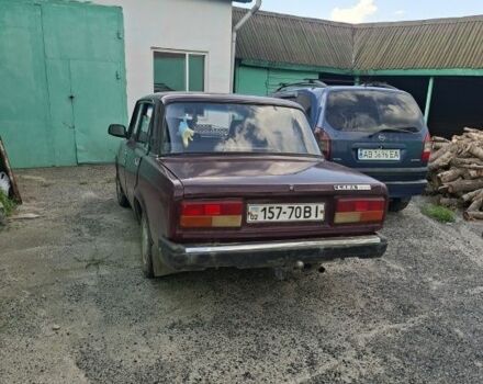 Красный ВАЗ 2107, объемом двигателя 1 л и пробегом 1 тыс. км за 340 $, фото 1 на Automoto.ua