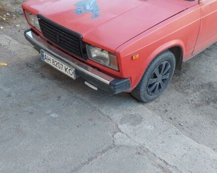 Красный ВАЗ 2107, объемом двигателя 1.5 л и пробегом 170 тыс. км за 850 $, фото 1 на Automoto.ua