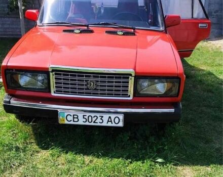 Красный ВАЗ 2107, объемом двигателя 1.6 л и пробегом 1 тыс. км за 1600 $, фото 1 на Automoto.ua