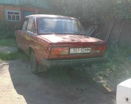 Червоний ВАЗ 2107, об'ємом двигуна 1 л та пробігом 1 тис. км за 485 $, фото 1 на Automoto.ua