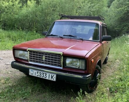 Красный ВАЗ 2107, объемом двигателя 1.5 л и пробегом 2 тыс. км за 1500 $, фото 1 на Automoto.ua