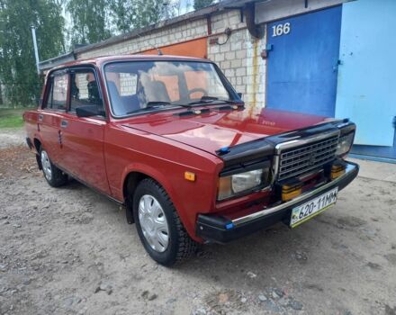 Красный ВАЗ 2107, объемом двигателя 1.5 л и пробегом 57 тыс. км за 2150 $, фото 1 на Automoto.ua