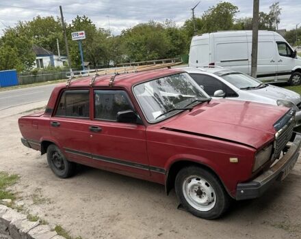 Красный ВАЗ 2107, объемом двигателя 1.5 л и пробегом 100 тыс. км за 375 $, фото 1 на Automoto.ua