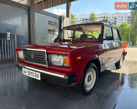 Красный ВАЗ 2107, объемом двигателя 1.5 л и пробегом 46 тыс. км за 1190 $, фото 1 на Automoto.ua