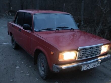 Красный ВАЗ 2107, объемом двигателя 1.6 л и пробегом 110 тыс. км за 355 $, фото 1 на Automoto.ua