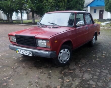 Красный ВАЗ 2107, объемом двигателя 1.6 л и пробегом 27 тыс. км за 1200 $, фото 1 на Automoto.ua