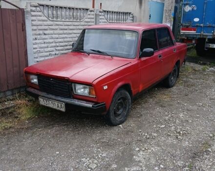 Красный ВАЗ 2107, объемом двигателя 3 л и пробегом 80 тыс. км за 214 $, фото 1 на Automoto.ua
