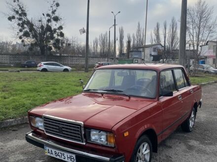 Красный ВАЗ 2107, объемом двигателя 1.5 л и пробегом 62 тыс. км за 899 $, фото 1 на Automoto.ua