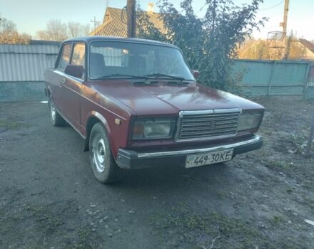 ВАЗ 2107 1997 в Тульчине на Automoto.ua Красный ВАЗ 2107, объемом двигателя 1.5 л и пробегом 250 тыс. км за 500 $, фото 1 на Automoto.ua