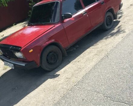 Красный ВАЗ 2107, объемом двигателя 1 л и пробегом 67 тыс. км за 588 $, фото 1 на Automoto.ua
