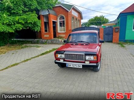 Красный ВАЗ 2107, объемом двигателя 1.5 л и пробегом 62 тыс. км за 1150 $, фото 1 на Automoto.ua