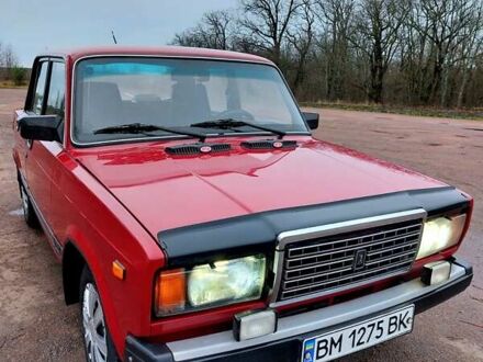 Красный ВАЗ 2107, объемом двигателя 1.5 л и пробегом 97 тыс. км за 1300 $, фото 1 на Automoto.ua