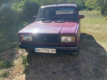 Червоний ВАЗ 2107, об'ємом двигуна 1.5 л та пробігом 222 тис. км за 655 $, фото 1 на Automoto.ua
