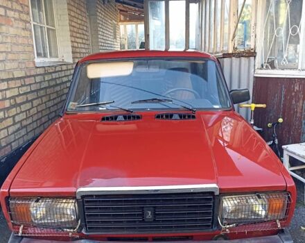 Красный ВАЗ 2107, объемом двигателя 1.5 л и пробегом 86 тыс. км за 475 $, фото 1 на Automoto.ua