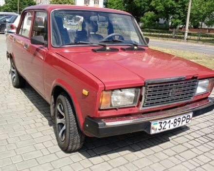 Красный ВАЗ 2107, объемом двигателя 1.3 л и пробегом 35 тыс. км за 1200 $, фото 1 на Automoto.ua