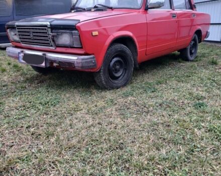 Червоний ВАЗ 2107, об'ємом двигуна 1.5 л та пробігом 82 тис. км за 1100 $, фото 1 на Automoto.ua