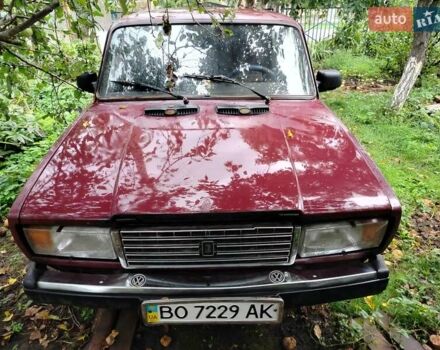 Червоний ВАЗ 2107, об'ємом двигуна 1.5 л та пробігом 201 тис. км за 650 $, фото 1 на Automoto.ua