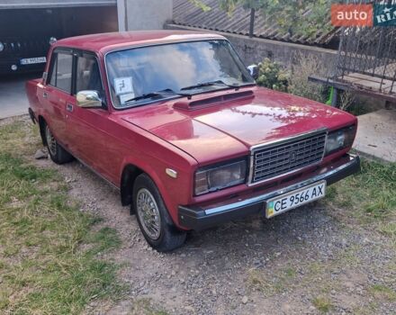 Красный ВАЗ 2107, объемом двигателя 1.5 л и пробегом 90 тыс. км за 2200 $, фото 1 на Automoto.ua
