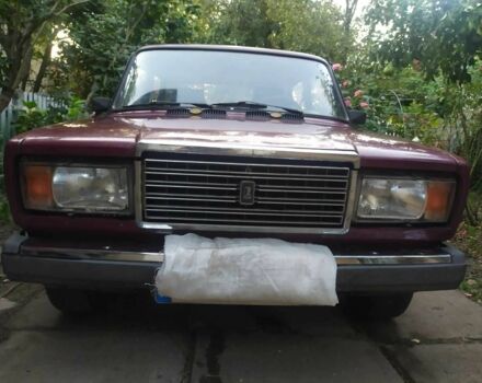 Красный ВАЗ 2107, объемом двигателя 1.5 л и пробегом 81 тыс. км за 1189 $, фото 1 на Automoto.ua