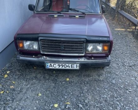 Красный ВАЗ 2107, объемом двигателя 1.5 л и пробегом 3 тыс. км за 714 $, фото 1 на Automoto.ua