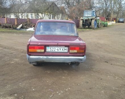 Красный ВАЗ 2107, объемом двигателя 1.5 л и пробегом 120 тыс. км за 277 $, фото 1 на Automoto.ua