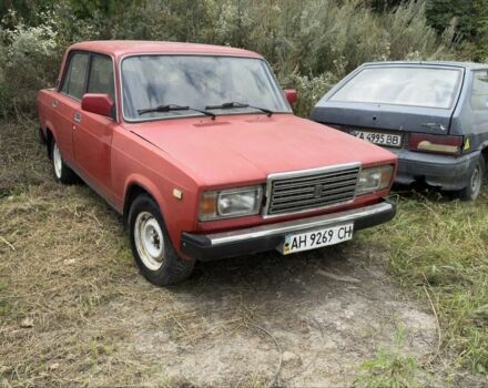 Красный ВАЗ 2107, объемом двигателя 1.5 л и пробегом 150 тыс. км за 520 $, фото 1 на Automoto.ua