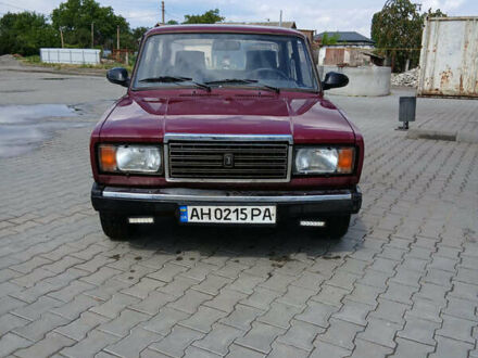 Красный ВАЗ 2107, объемом двигателя 1.5 л и пробегом 113 тыс. км за 1453 $, фото 1 на Automoto.ua