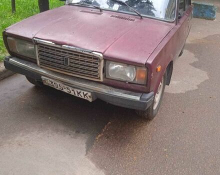 Красный ВАЗ 2107, объемом двигателя 0 л и пробегом 100 тыс. км за 500 $, фото 1 на Automoto.ua