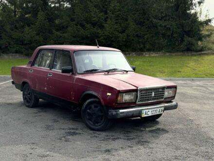 Червоний ВАЗ 2107, об'ємом двигуна 1.5 л та пробігом 300 тис. км за 499 $, фото 1 на Automoto.ua