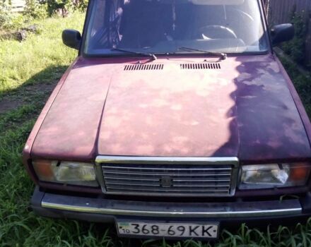 Красный ВАЗ 2107, объемом двигателя 0 л и пробегом 200 тыс. км за 300 $, фото 1 на Automoto.ua