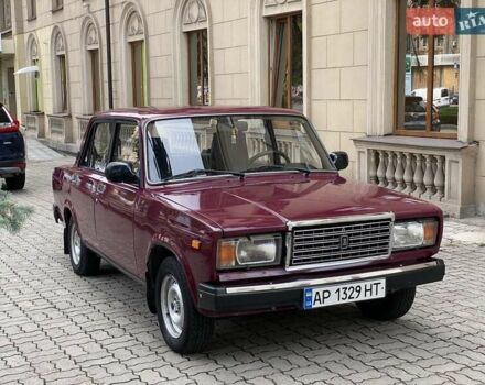 Красный ВАЗ 2107, объемом двигателя 1.6 л и пробегом 37 тыс. км за 1500 $, фото 1 на Automoto.ua