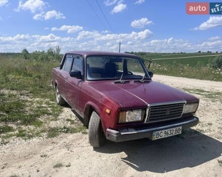 Червоний ВАЗ 2107, об'ємом двигуна 1.6 л та пробігом 242 тис. км за 550 $, фото 1 на Automoto.ua