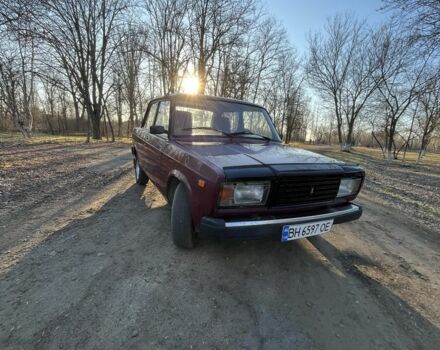 Червоний ВАЗ 2107, об'ємом двигуна 1.6 л та пробігом 80 тис. км за 650 $, фото 1 на Automoto.ua