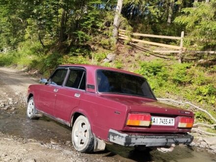 Красный ВАЗ 2107, объемом двигателя 1 л и пробегом 10 тыс. км за 1209 $, фото 1 на Automoto.ua