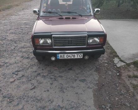 Красный ВАЗ 2107, объемом двигателя 1.6 л и пробегом 99 тыс. км за 1350 $, фото 1 на Automoto.ua