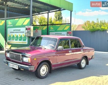 Червоний ВАЗ 2107, об'ємом двигуна 1.57 л та пробігом 70 тис. км за 1100 $, фото 1 на Automoto.ua
