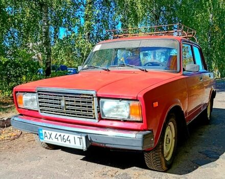 Красный ВАЗ 2107, объемом двигателя 1.6 л и пробегом 145 тыс. км за 600 $, фото 1 на Automoto.ua