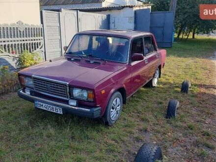 ВАЗ 2107 2003 в Сумах на Automoto.ua Красный ВАЗ 2107, объемом двигателя 1.57 л и пробегом 60 тыс. км за 1500 $, фото 1 на Automoto.ua