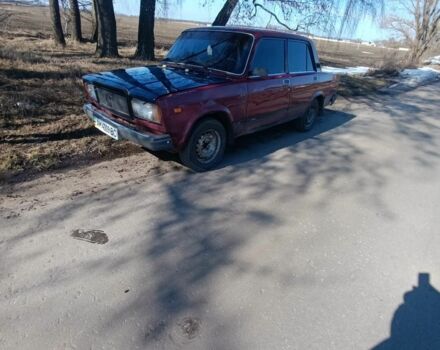 Червоний ВАЗ 2107, об'ємом двигуна 1.6 л та пробігом 87 тис. км за 750 $, фото 1 на Automoto.ua