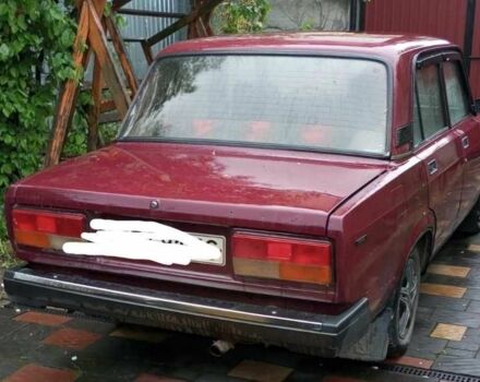 Красный ВАЗ 2107, объемом двигателя 1.6 л и пробегом 66 тыс. км за 803 $, фото 1 на Automoto.ua