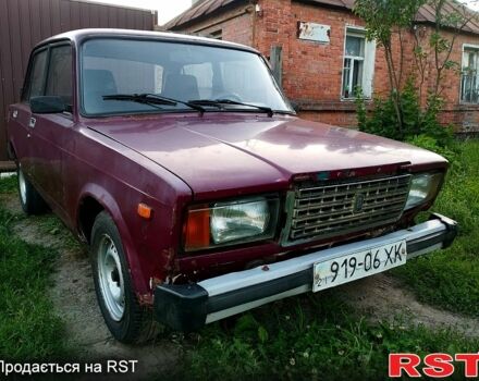 Червоний ВАЗ 2107, об'ємом двигуна 1.5 л та пробігом 100 тис. км за 400 $, фото 1 на Automoto.ua